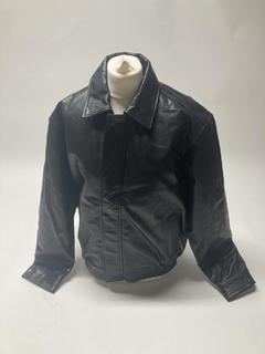 Lot 31  
            Birmingham Premium - Parcel Delivery Only 
                
HIGHSNOBIETY HS05 LEATHER JACKET (SIZE S) COLOUR (BLACK ) ORIGINAL RRP £380