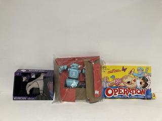 Lot 325  
            Birmingham Premium - Parcel Delivery Only 

                
3 X TOYS TO INCLUDE WEDNESDAY THING TOTAL ORIGINAL RRP £108