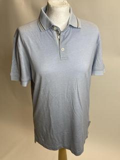 Lot 41  
            Birmingham Premium - Parcel Delivery Only 
                
ORLEBAR BROWN POLO SHIRT (SIZE S) COLOUR (LIGHT SKY BLUE) ORIGINAL RRP £145