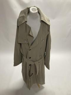 Lot 59  
            Birmingham Premium - Parcel Delivery Only 
                
THE FRANKIE SHOP MAVIS OVERSIZED TRENCH BEIGE COAT (SIZE M/L) ORIGINAL RRP £355