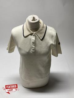 Lot 60  
            Birmingham Premium - Parcel Delivery Only 
                
MONCLER POLO SHIRT TRICOT (SIZE S) ORIGINAL RRP £415