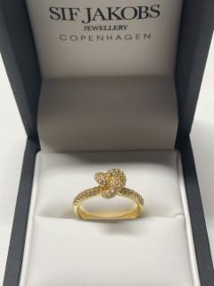 Lot 65  
            Birmingham Premium - Parcel Delivery Only 
                
SIF JAKOBS JEWELLERY COPENHAGEN RING COLOUR (GOLDEN) ORIGINAL RRP £145