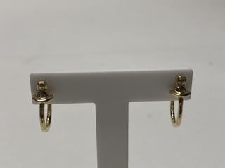 Lot 72  
            Birmingham Premium - Parcel Delivery Only 
                
VIVIENNE WESTWOOD VERA EARRINGS GOLD BRASS ORIGINAL RRP £105