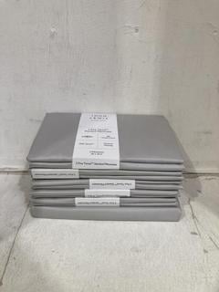 Lot 1013  
            Birmingham SR107 - Parcel Delivery Only 
                
6 X JOHN LEWIS & PARTNERS 2 PURE TENCEL PILLOW CASES GREY 50X75CM