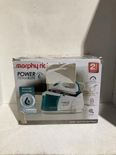 Lot 106  
            Birmingham SR107 - Parcel Delivery Only 
                
MORPHY RICHARDS POWER STEAM ELITE IRON