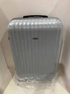 Lot 1122  
            Birmingham SR107 - Parcel Delivery Only 

                
JOHN LEWIS AND PARTNERS GREY SUITCASE WITH COMBINATION LOCK