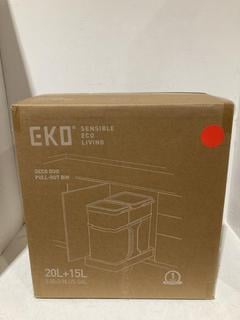 Lot 1131  
            Birmingham SR107 - Parcel Delivery Only 

                
EKO SENSIBLE ECO LIVING DECO DUO PULL OUT BIN