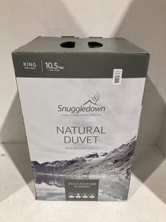 Lot 1241  
            Birmingham SR107 - Parcel Delivery Only 

                
JOHN LEWIS & PARTNERS SNUGGLE DOWN NATURAL DUVET KING SIZE TOG 10.5