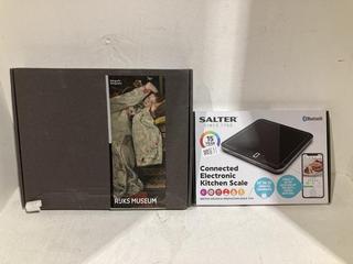 Lot 1244  
            Birmingham SR107 - Parcel Delivery Only 

                
2 X JOHN LEWIS & PARTNERS ITEMS TO INCLUDE SALTERS CONNECTED ELECTRONIC KITCHEN S...