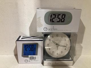 Lot 1254  
            Birmingham SR107 - Parcel Delivery Only 

                
10 X JOHN LEWIS & PARTNERS ITEMS TO INCLUDE ACCTIM DIGITAL CLOCK