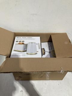 Lot 125  
            Birmingham SR107 - Parcel Delivery Only 
                
2 X SALTER KITCHEN PRODUCTS TO INCLUDE PALERMO 2 SLICE TOASTER