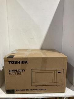 Lot 148  
            Birmingham SR107 - Parcel Delivery Only 
                
TOSHIBA MICROWAVE OVEN MODEL ML-EM23P