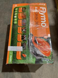 Lot 181  
            Birmingham SR107 - Parcel Delivery Only 
                
FLYMO EASIGLIDE 360 LAWN MOWER MODEL EASI GLIDE 360