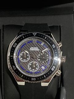 Lot 19  
            Birmingham SR107 - Parcel Delivery Only 

                
VICKERS ARMSTRONG AEROMARK STEEL BLUE SKU CODE VA0111 WATCH ORIGINAL RRP £500