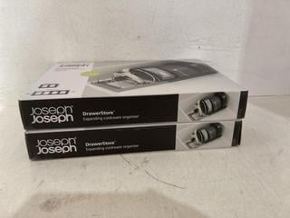 Lot 301  
            Birmingham SR107 - Parcel Delivery Only 

                
2 X JOSEPH JOSEPH DRAWERSTORE ORGANISER