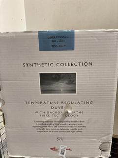 Lot 308  
            Birmingham SR107 - Parcel Delivery Only 

                
JOHN LEWIS & PARTNERS SYNTHETIC TEMPERATURE REGULATING DUVET