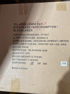 Lot 352  
            Birmingham SR107 - Parcel Delivery Only 
                
JOHN LEWIS & PARTNERS TWO COMPARTMENT WASTE RECEPTACLE