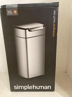 Lot 354  
            Birmingham SR107 - Parcel Delivery Only 
                
SIMPLEHUMAN RECTANGULAR TOUCH- BAR BIN