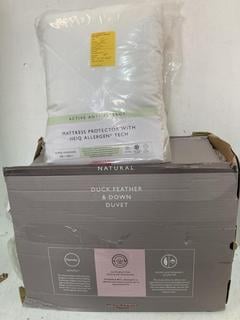 Lot 367  
            Birmingham SR107 - Parcel Delivery Only 
                
2 X JOHN LEWIS & PARTNERS BEDDING ITEMS TO INCLUDE DUCK FEATHER AND DOWN DUVET DO...