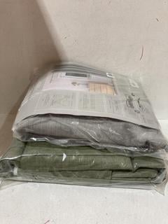 Lot 370  
            Birmingham SR107 - Parcel Delivery Only 
                
2 X JOHN LEWIS & PARTNERS CURTAINS TO INCLUDE PENCIL PLEAT TEXTURED WEAVE SAGE CU...