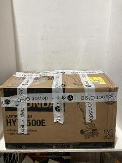 Lot 383  
            Birmingham SR107 - Parcel Delivery Only 

                
HYUNDAI ELECTRIC TRIMMER - MODEL NO. HYT1500E - ORIGINAL RRP Â£130