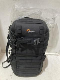 Lot 402  
            Birmingham SR107 - Parcel Delivery Only 
                
LOWEPRO PROTACTIC BP 350 MW 2 TRAVEL BACKPACK