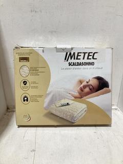 Lot 403  
            Birmingham SR107 - Parcel Delivery Only 
                
IMETEC SCALDASONNO ORGANIC MATTRESS HEATED PROTECTOR