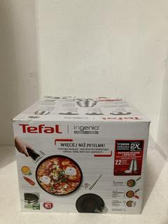 Lot 42  
            Birmingham SR107 - Parcel Delivery Only 
                
TEFAL INGENIO 22 PIECE POT SET ORIGINAL RRP £181