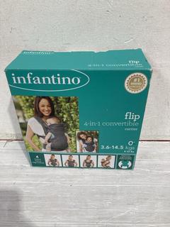 Lot 430  
            Birmingham SR107 - Parcel Delivery Only 
                
INFANTINO FLIP 4 IN 1 CARRIER 3.6-14.5KG
