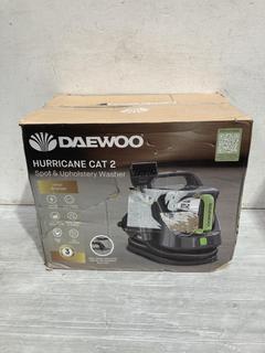 Lot 433  
            Birmingham SR107 - Parcel Delivery Only 
                
DAEWOO HURRICANE CAT 2 SPOT WASH VACUUM CLEANER