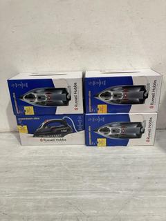 Lot 438  
            Birmingham SR107 - Parcel Delivery Only 
                
4X RUSSELL HOBBS POWERSTEAM ULTRA BLACK IRON