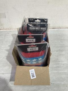 Lot 463  
            Birmingham SR107 - Parcel Delivery Only 
                
COLLECTION OF TUFF VILLIAN AMERICAN STYLE WRIST WRAPS APPROX ORIGINAL RRP £250