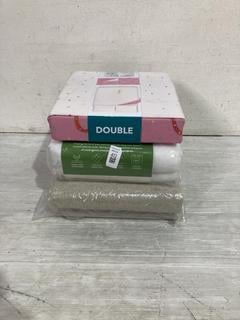 Lot 472  
            Birmingham SR107 - Parcel Delivery Only 
                
COLLECTION OF ITEMS TO INCLUDE SLUMBERDOWN MATTRESS PROTECTOR