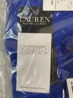 Lot 483  
            Birmingham SR107 - Parcel Delivery Only 
                
RALPH LAUREN LONG SLEEVE BLUE DRESS SIZE 6