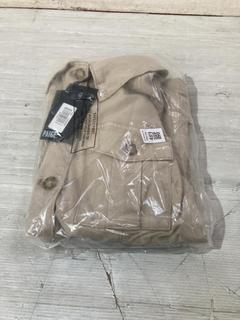 Lot 489  
            Birmingham SR107 - Parcel Delivery Only 
                
PAIGE BEIGE JACKET SIZE S