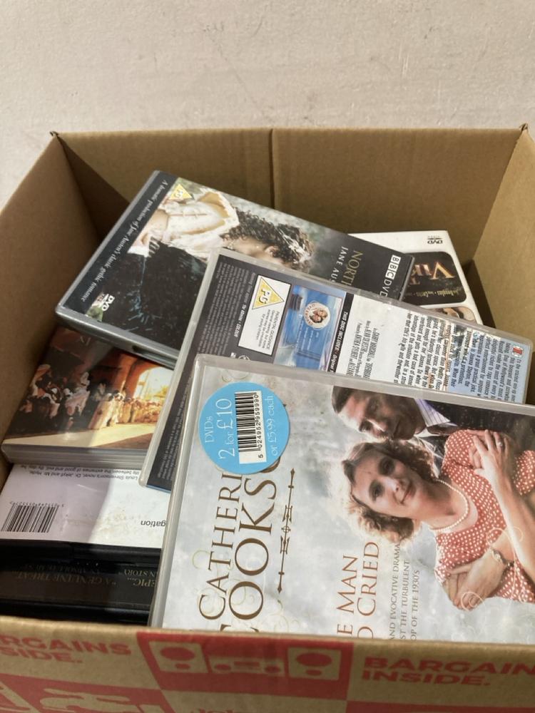 Lot 518  
            Birmingham SR107 - Parcel Delivery Only 
                
ASSORTED MEDIA TO INCLUDE JAMES BOND FROM RUSSIA WITH LOVE