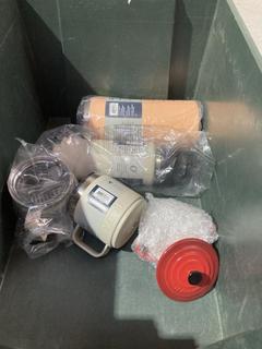 Lot 522  
            Birmingham SR107 - Parcel Delivery Only 

                
4 X DRINKING VESSELS TO INCLUDE YETI RAMBLER IN GUN METAL GREEN