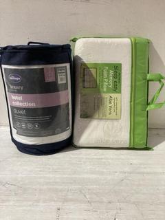 Lot 526  
            Birmingham SR107 - Parcel Delivery Only 

                
2 X ASSORTED BEDDING TO INCLUDE SILENT NIGHT HOTEL COLLECTION DUVET DOUBLE