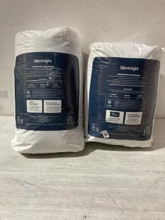 Lot 529  
            Birmingham SR107 - Parcel Delivery Only 

                
2 X SILENTNIGHT DUVETS TO INCLUDE DEEP SLEEP DUVET SUPERKING
