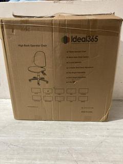 Lot 531  
            Birmingham SR107 - Parcel Delivery Only 
                
IDEAL 365 HIGH BACK OPERATOR CHAIR IN BLACK