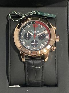 Lot 5  
            Birmingham SR107 - Parcel Delivery Only 
                
GAMAGES ENDEAVOUR MECHANICAL QUARTZ ROSEGOLD SKU GA2112 WATCH ORIGINAL RRP £825
