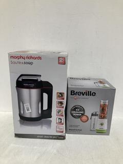 Lot 610  
            Birmingham SR107 - Parcel Delivery Only 

                
2 X KITCHEN APPLIANCES TO INCLUDE MORPHY RICHARDS SAUTE & SOUP BLENDER COOKER UNIT