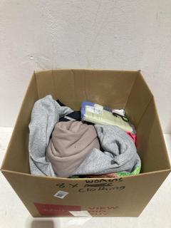 Lot 660  
            Birmingham SR107 - Parcel Delivery Only 

                
8X WOMENS CLOTHING TO INCLUDE M&S BIKNI 5 PACK SIZE 12)