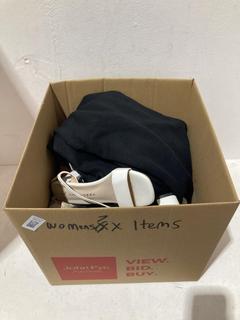 Lot 678  
            Birmingham SR107 - Parcel Delivery Only 
                
BOX OF 7 X WOMENS CLOTHING APPROX ORIGINAL RRP £150