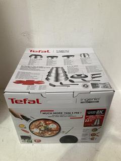 Lot 68  
            Birmingham SR107 - Parcel Delivery Only 
                
TEFAL 22 STAINLESS STEEL PAN AND POT SET CODE L897SM74 ORIGINAL RRP £249