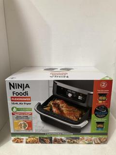 Lot 70  
            Birmingham SR107 - Parcel Delivery Only 
                
NINJA FLEXI DUEL DRAW AIR FRYER UNIT MODEL AF500UK ORIGINAL RRP £270
