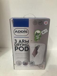 Lot 73  
            Birmingham SR107 - Parcel Delivery Only 
                
ADDID 3 ARM DRYING POD ORIGINAL RRP £56