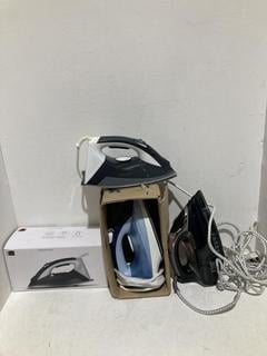 Lot 743  
            Birmingham SR107 - Parcel Delivery Only 
                
4 X HOUSEHOLD APPLIANCES TO INCLUDE JOHN LEWIS & PARTNERS SPEED STEAM IRON