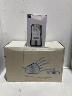 Lot 744  
            Birmingham SR107 - Parcel Delivery Only 
                
2 X JOHN LEWIS & PARTNERS KITCHEN ACCESSORIES TO INCLUDE STAINLESS STEEL COFFEE G...