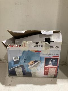 Lot 770  
            Birmingham SR107 - Parcel Delivery Only 
                
TEFAL EXPRESS ESSENTIAL STEAM IRON MODEL SV6116G0